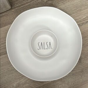 Rae Dunn salsa/chips bowl